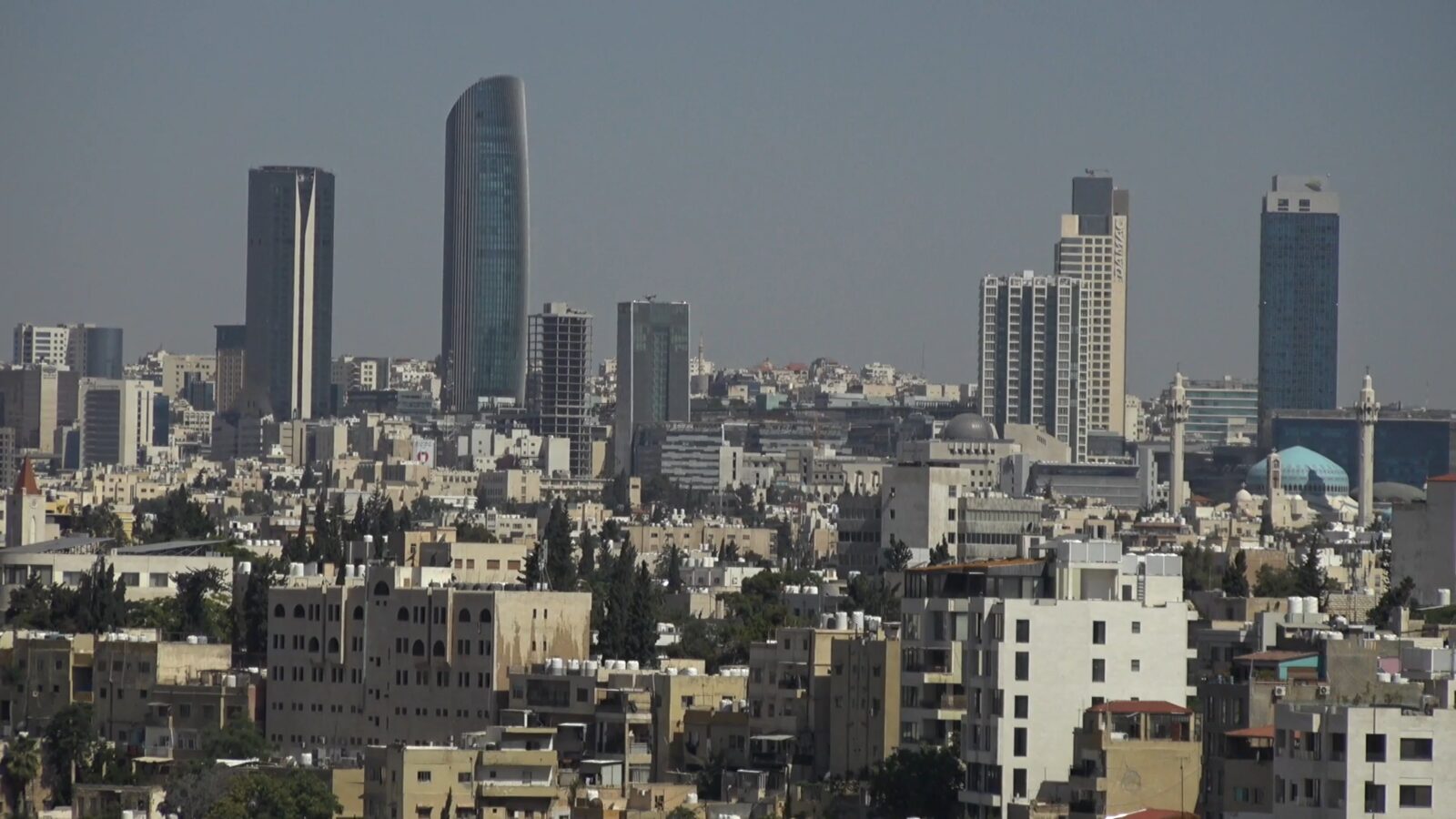 The Roman Theatre in downtown Amman, Jordan