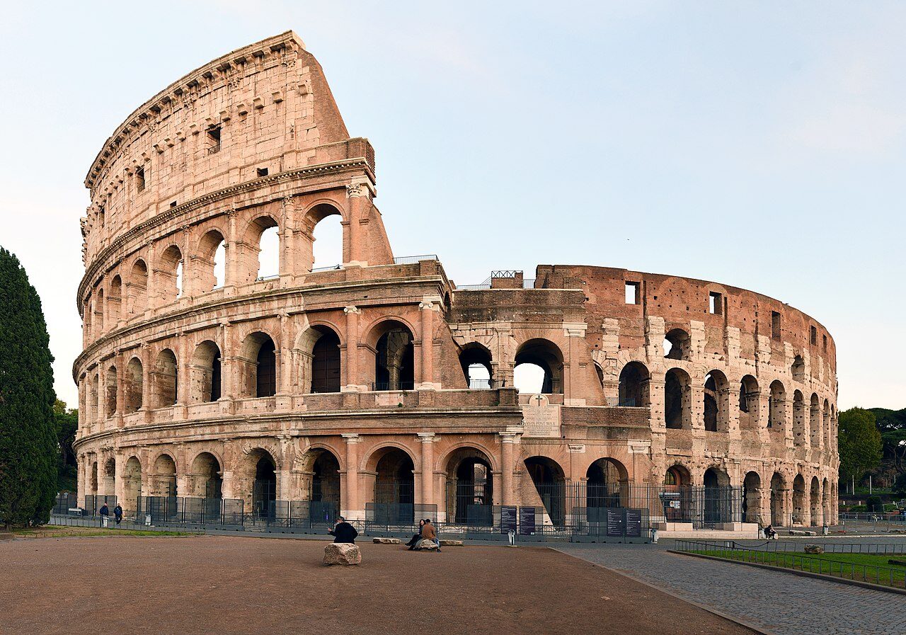 The Colosseum and ancient Roman ruins in the heart of Rome