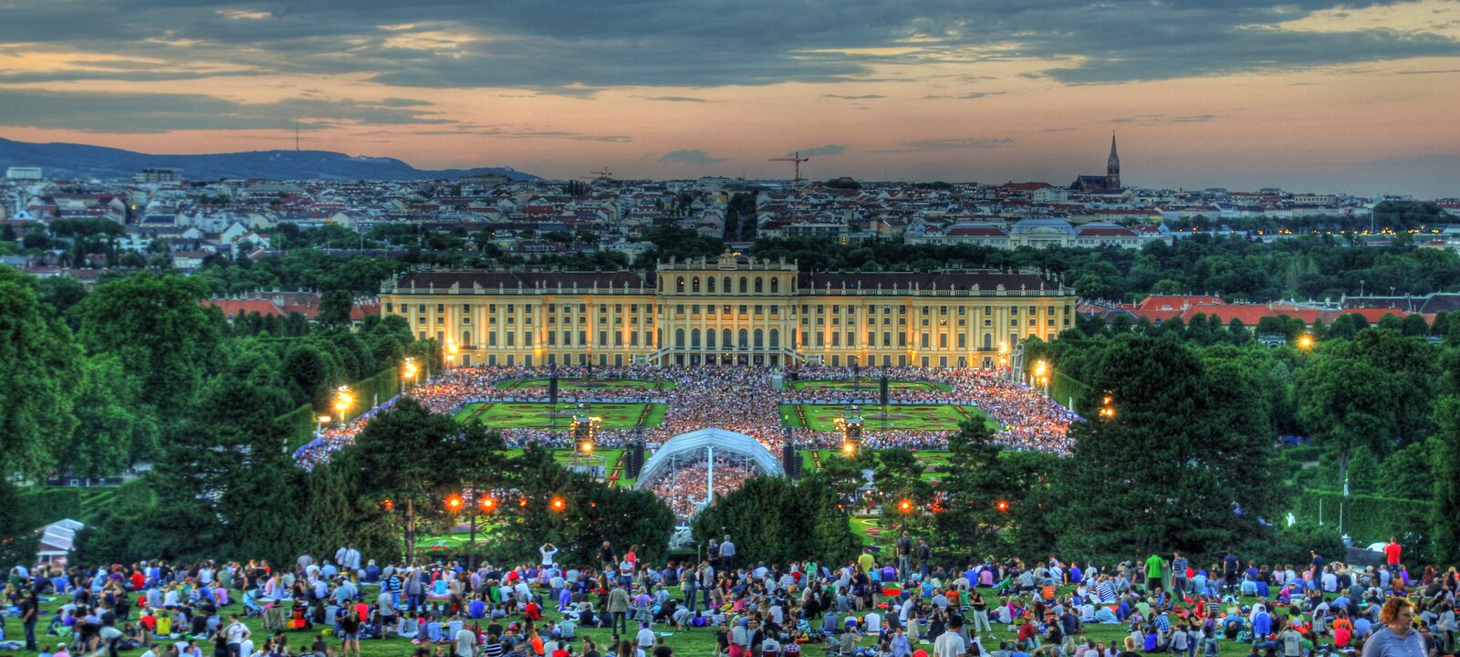 The ornate Ringstrasse boulevard in Vienna with the Kunsthistorisches Museum and classical architecture